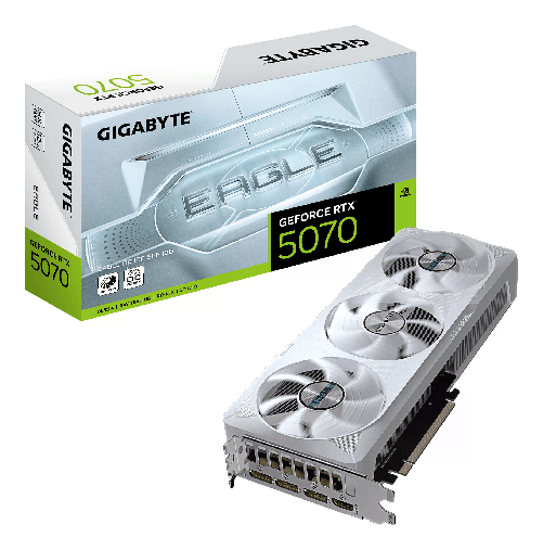 GIGABYTE GeForce RTX 5070 EAGLE OC ICE SFF 12G Scheda Grafica - 12GB GDDR7 192 bit PCI-E 5