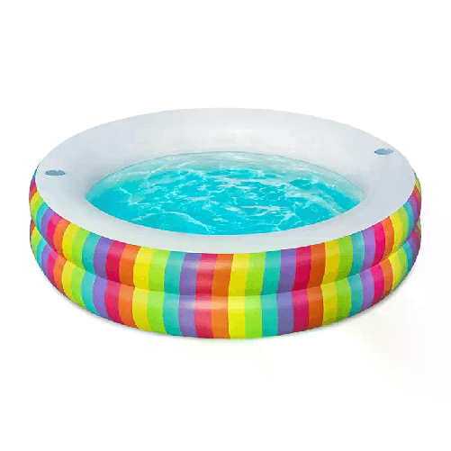 Bestway Piscina Per Bambini Fantasia Rainbow Rotonda 206x51 cm Da Giardino Bestway