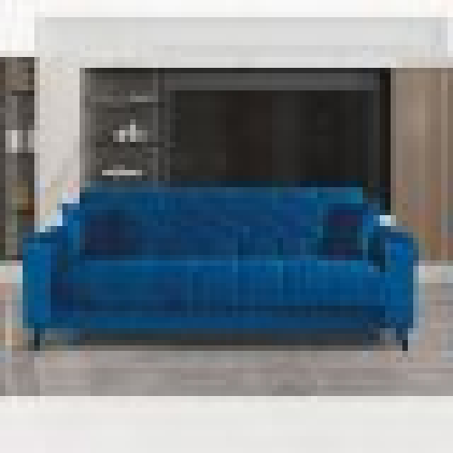 Tezeta Divano letto contenitore Columbia 3 posti colore blu