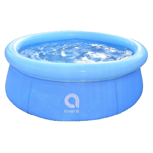 TrAdE Shop Traesio Piscina Anello Gonfiabile Per Famiglia 168x51cm Fuori Terra Esterni Cortile 016179 -