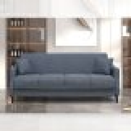 Tezeta Divano letto contenitore Montana 3 posti colore grigio Mina 10