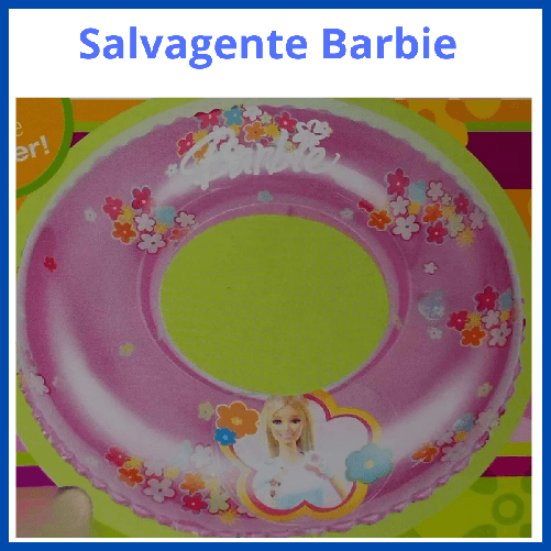 Mondo Salvagente gonfiabili per bambini ciambella barbie bambina gonfiabile piscina mare