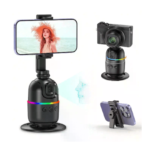 Unico Stabilizzatore cardanico x smarphone gimbal con sensore di movimento ruota 360°