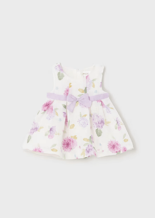 MAYORAL ABITO VESTITO CERIMONIA NEONATA MAYORAL 01819 1819 LINO 46 ROSA ORIGINAL PE 2024 Colore Rosa,Taglia 6 / 9 mesi