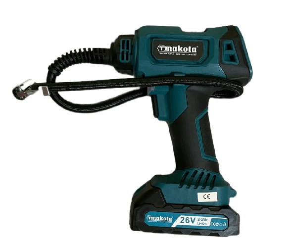 MAKOTA COMPRESSORE ARIA BATTERIA 26V PORTATILE RICARICABILE PER AUTO MOTO 1 BATTERIA