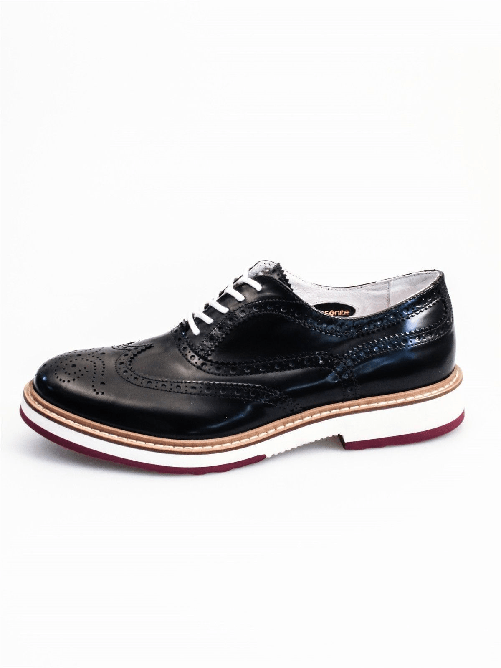 SAMSONITE SCARPE CASUAL UOMO SAMSONITE ORIGINAL SFM102284 NEWCASTLE PELLE INGLESE PE Colore Nero,Taglia 43