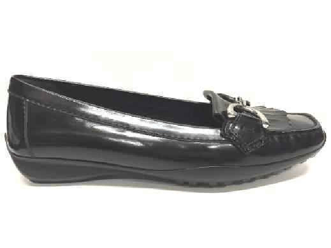 GEOX SCARPE MOCASSINO SANDALO DONNA GEOX ORIGINAL GRIN D9330X PELLE NERO PE NEW Colore Nero,Taglia 41