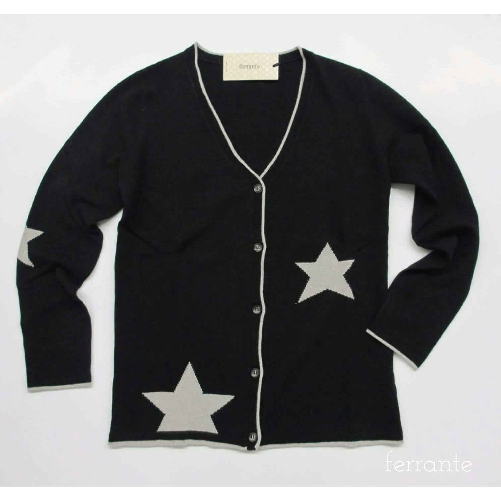 FERRANTE MAGLIA CARDIGAN MAGLIONE DONNA 34D46216 NERO NUOVO AI Colore Nero,Taglia IT 40