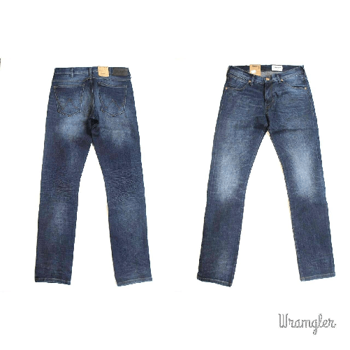 WRANGLER PANTALONE JEANS UOMO WRANGLER LARSTON W18SMK BLU SCURO 98I COTONE AI Colore Blu,Taglia US 38