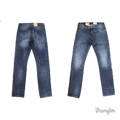 WRANGLER PANTALONE JEANS UOMO WRANGLER LARSTON W18SXG COTONE 96H ORIGINALE PE NEW Colore Blu,Taglia US 40