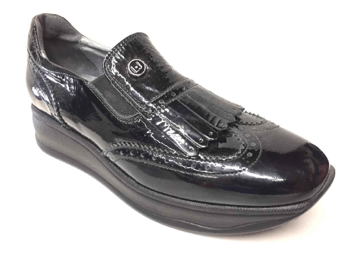 LIU JO SCARPE CASUAL SLIP ON DONNA LIU JO B22583 PELLE NERO ZEPPA ORIGINALE AI NEW Colore Nero,Taglia 38
