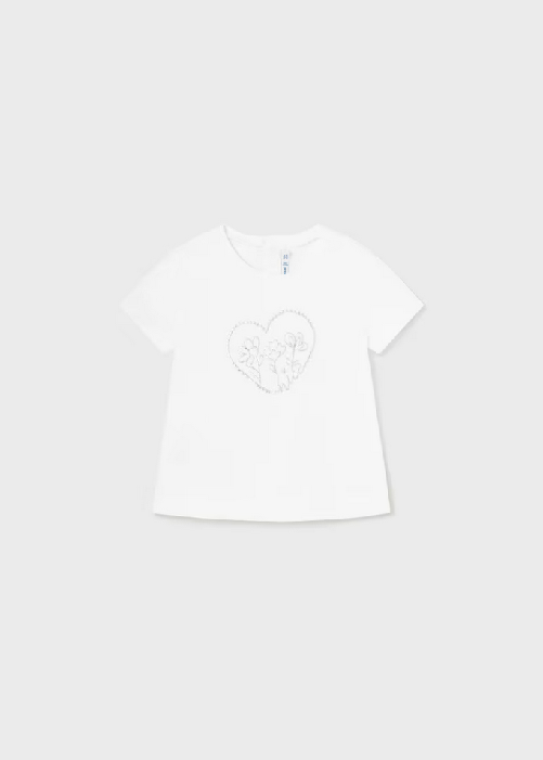 MAYORAL MAGLIA T SHIRT NEONATA MAYORAL 00105 105 COTONE 32 BIANCO ORIGINALE PE 2024 Colore Bianco,Taglia 18 mesi