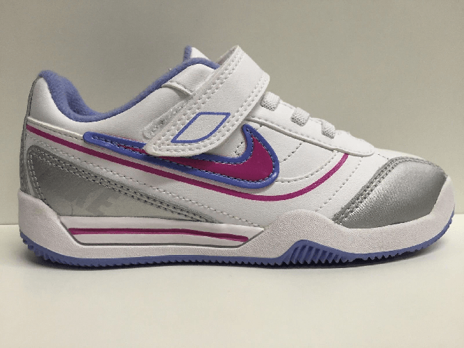 NIKE SCARPE SNEAKERS BIMBA NIKE ORIGINALI LYKIN 07 316429 PELLE SHOES GIRL SCARPETTE Colore Bianco,Taglia 33