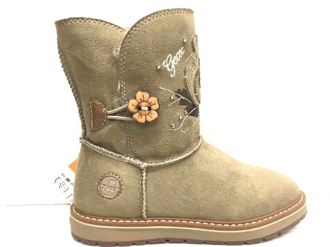 GEOX SCARPE STIVALI STIVALE BIMBA GEOX JUNIOR ORIGINALE NOHA J2460E SAND PELLE AI NEW Colore Beige,Taglia 32