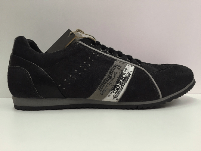 SCARPE CASUAL UOMO LEVI'S ORIGINALI CAPRI GRIGIO PELLE NABUK SHOES MAN LEVIS NEW 44 Grigio