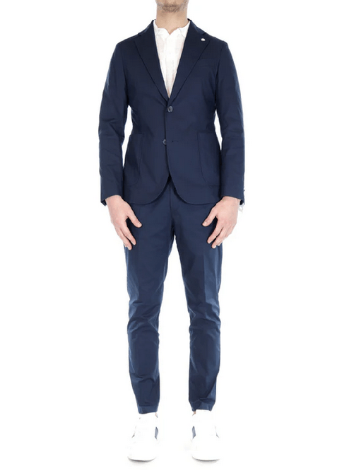 MANUEL RITZ COMPLETO ABITO CERIMONIA UOMO MANUEL RITZ 3632A3728JC 243374 89 BLU ORIGINAL2024 Colore Blu,Taglia IT 46