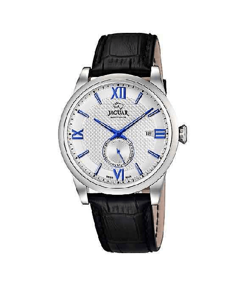 JAGUAR OROLOGIO UOMO JAGUAR J662 5 CRONOGRAFO WATCH MAN PELLE CASSA ACCIAIO ORIGINALE Colore Bianco,Taglia Unica