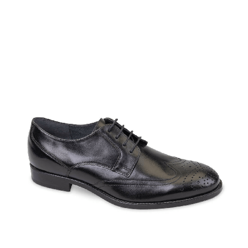 VALLEVERDE SCARPE CASUAL INGLESE UOMO VALLEVERDE ORIGINALE 46801 PELLE PE 2019 NUOVO Colore Nero,Taglia 44