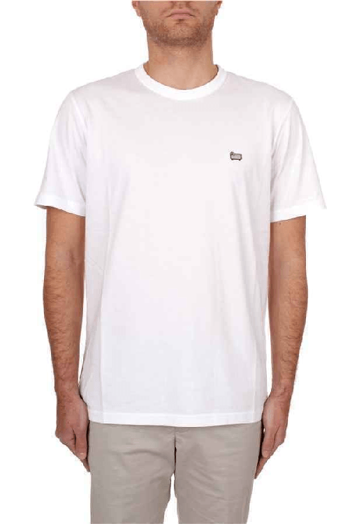 WOOLRICH MAGLIA T SHIRT UOMO WOOLRICH CFWOTE0093MRUT2926 BIANCO 8041 ORIGINALE PE 2024 Colore Bianco,Taglia XL
