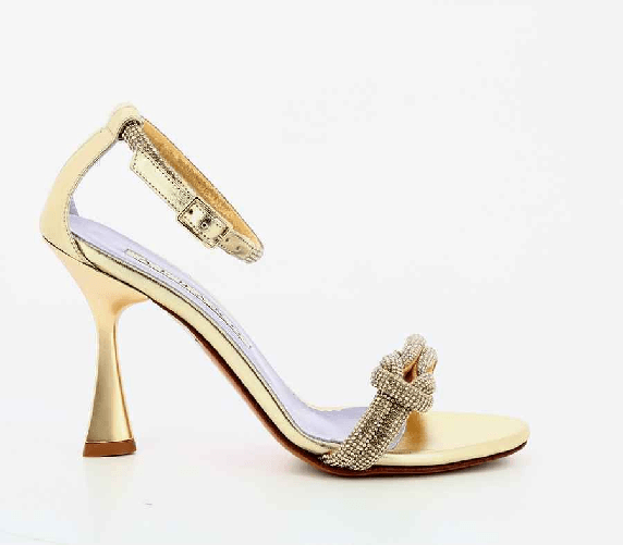 ALBANO SCARPE SANDALO DECOLTE CERIMONIA DONNA ALBANO 3325 PELLE PLATINO ORIGINAL PE2024 Colore Oro,Taglia 36