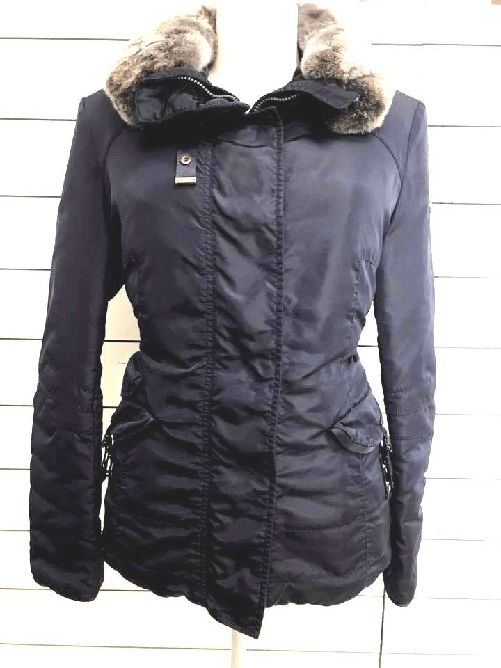 PEUTEREY GIUBBINO GIUBBOTTO GIACCA DONNA PEUTEREY ORIGINALE 46 BLU PIUMA USATO A/I Colore Blu,Taglia 46
