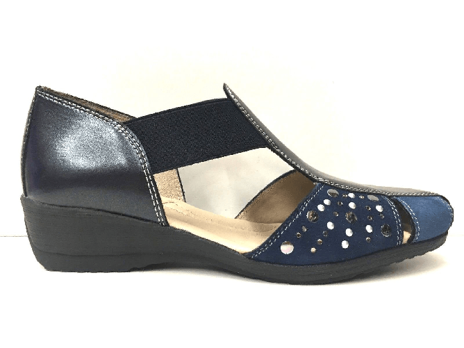 MELLUSO SCARPE MOCASSINI BALLERINA CASUAL DONNA MELLUSO ORIGINALE 08982 PELLE P/E NEW Colore BLUE,Taglia 35