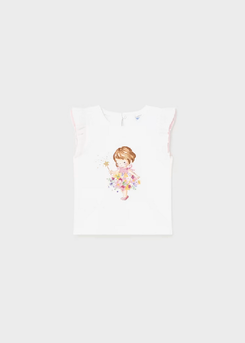 MAYORAL MAGLIA CANOTTA TOP NEONATA MAYORAL 01005 1005 COTONE 38 BIANCO ORIGINALE PE 2024 Colore Bianco,Taglia 9 mesi