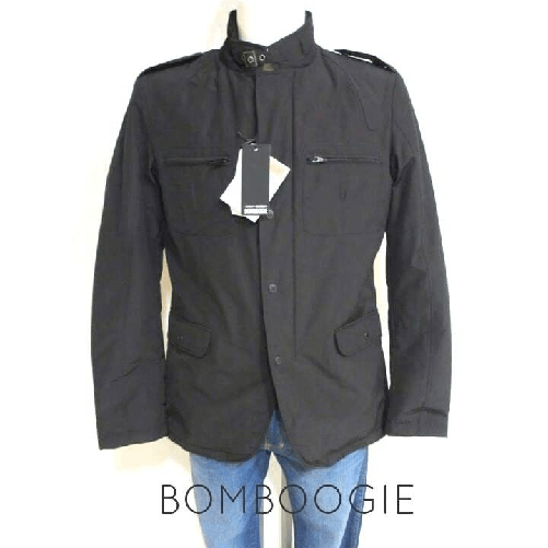 BOMBOOGIE GIUBBINO GIUBBOTTO GIACCA UOMO BOMBOOGIE ORIGINALE GM5585TPPM FIELD JACKET AI Colore Nero,Taglia XXXL