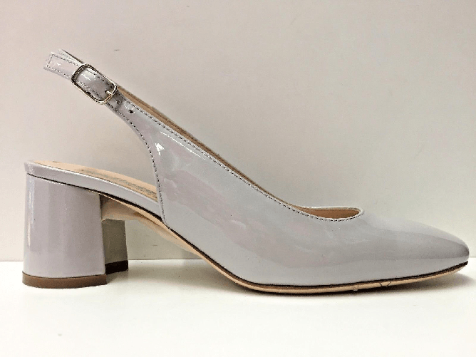 MELLUSO SCARPE DECOLTE' CERIMONIA DONNA MELLUSO ORIGINALE M223 TACCO PELLE CUOIO P/E NEW Colore Grigio,Taglia 37