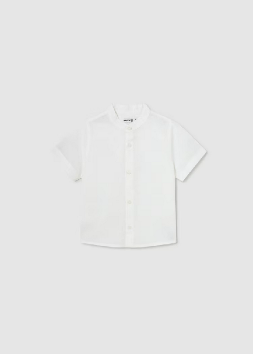 MAYORAL CAMICIA CAMICIE NEONATO MAYORAL 01113 1113 COTONE 88 BIANCO ORIGINALE PE 2024 Colore Bianco,Taglia 12 mesi