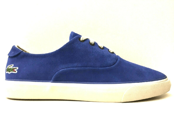 LACOSTE SCARPE SNEAKERS UOMO LACOSTE ORIGINAL IMATRA CT SPM 7-24SPM12903M8 PELLE P/E NEW Colore BLU/OFF WHITE,Taglia 43