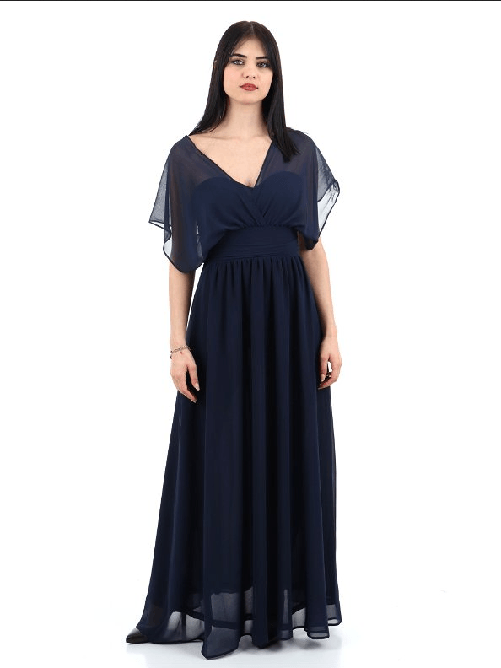 EMME MARELLA ABITO VESTITO CERIMONIA DONNA EMME MARELLA AMAL 24152211422 003 ORIGINAL PE 2024 Colore Blu,Taglia IT 44
