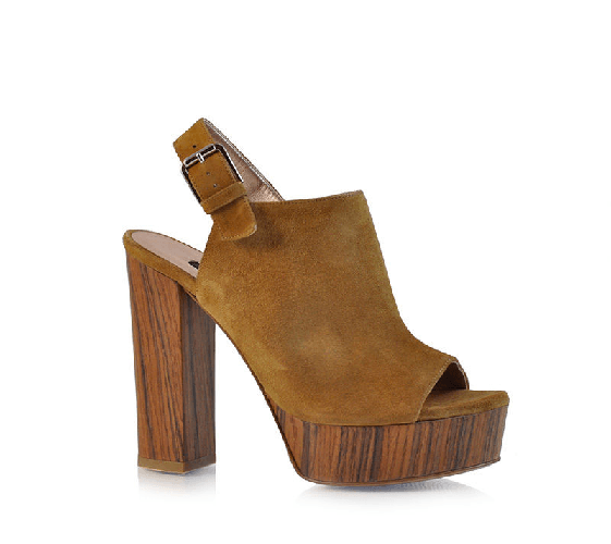 ALBANO SCARPE SANDALO TACCO ZEPPA DONNA ALBANO 1527 PELLE CUOIO ORIGINALE PE NUOVO Colore Marrone,Taglia 37