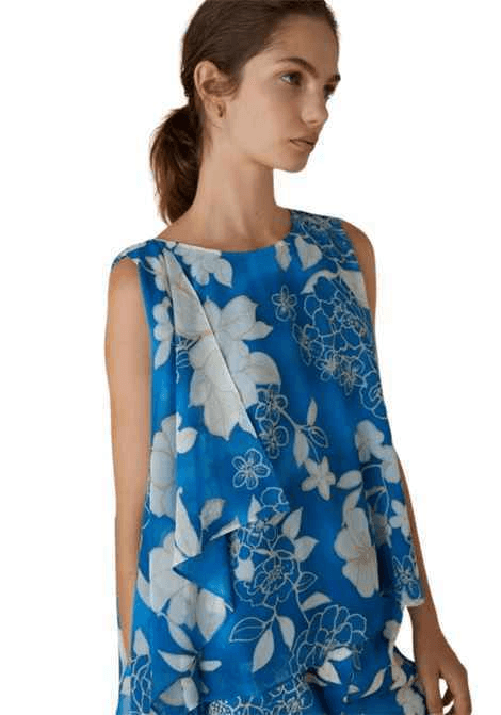 EMME MARELLA MAGLIA BLUSA DONNA EMME MARELLA AGGRAVI 24151610322 004 BLU ORIGINALE PE 2024 Colore Blu,Taglia IT 42