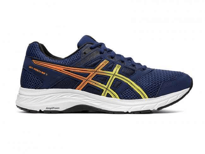 ASICS SCARPE SNEAKERS ASICS UOMO GEL CONTEND 5 1011A256 405 RUNNING ORIGINAL NEW Colore Blu,Taglia 40 1/2