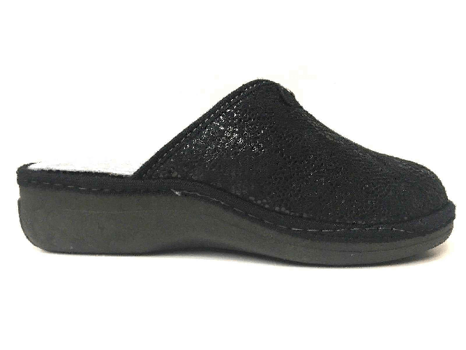 LINA SCARPE CIABATTE CIABATTA PANTOFOLE DONNA LINA ORIGINALE 85067 ECO PELLE NERO Colore Nero,Taglia 38