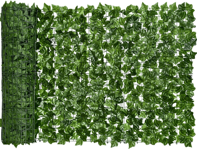 MF artSHOP Siepe Edera Finta in PVC, 1x3 m, per Giardino, Balcone, Decorazione Interna/Esterna