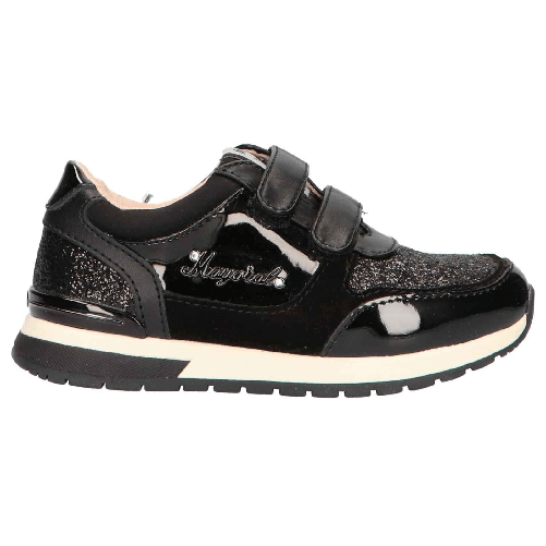 SCARPE SNEAKERS BAMBINA MAYORAL 44057 43 RUNNING PELLE ORIGINALE AI NEW 30 Nero