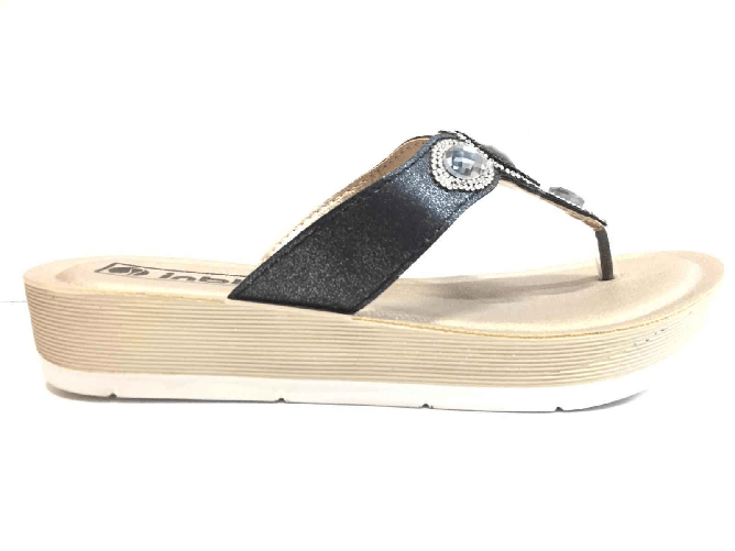 INBLU SCARPE CIABATTE INFRADITO DONNA INBLU DY000021 ECO PELLE NERO ORIGINALE PE NEW Taglia 36,Colore Nero