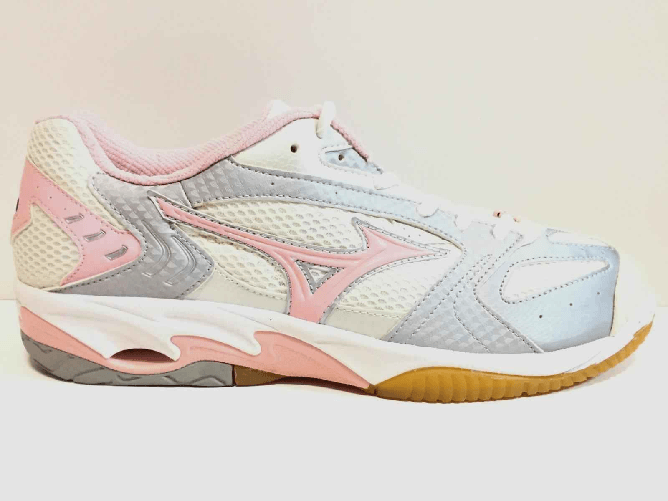 MIZUNO SCARPE SNEAKERS DONNA MIZUNO WAVE STARDOM 2 9KV87964 PELLE PALLAVOLO ORIGINAL PE Colore Rosa,Taglia 40 1/2