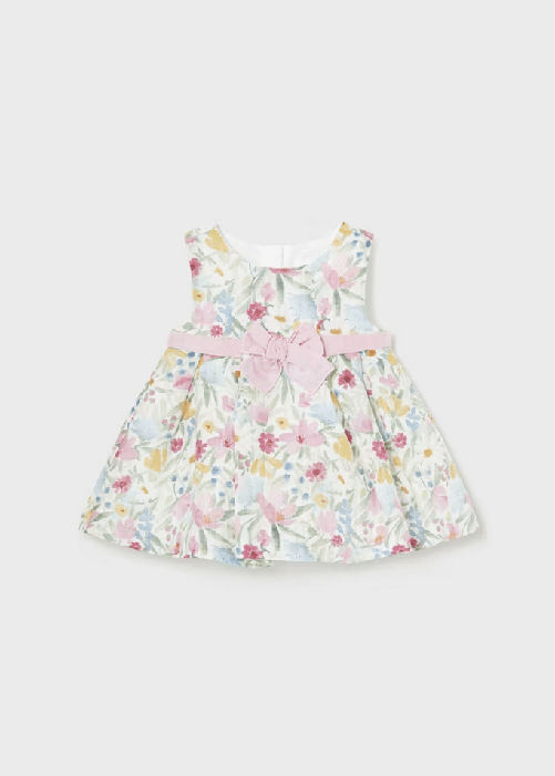 MAYORAL ABITO VESTITO NEONATA MAYORAL 01819 1819 LINO 47 VERDE ORIGINALE PE 2024 Colore Verde,Taglia 4 / 6 mesi