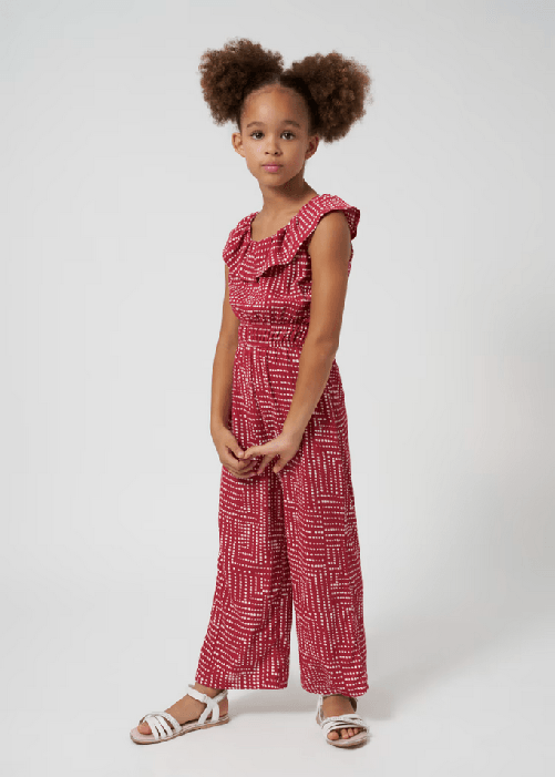 MAYORAL TUTA TUTE JUMPSUIT RAGAZZA MAYORAL 06857 6857 15 ROSSO ORIGINALE PE 2024 Colore Rosso,Taglia 10 anni