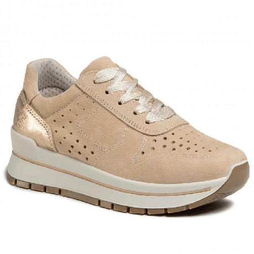 IMAC SCARPE SNEAKERS DONNA IMAC 168074 507330 PELLE 30137 013 ORIGINALE PE 2020 NEW Colore Beige,Taglia 35
