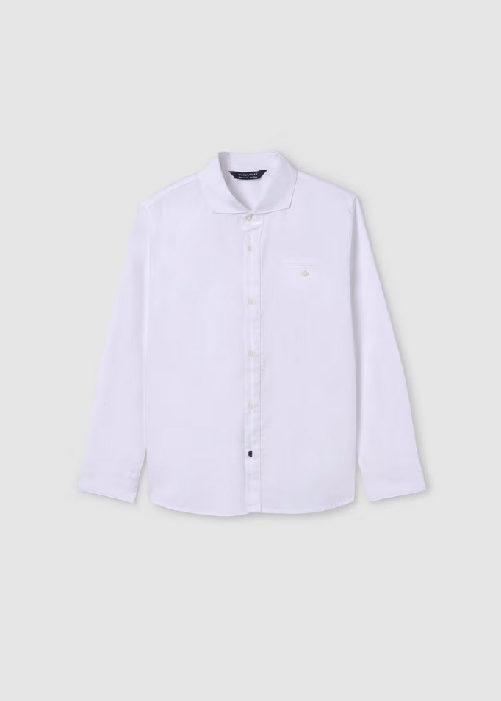 MAYORAL CAMICIA CAMICIE RAGAZZO MAYORAL 06124 6124 COTONE 39 BIANCO ORIGINALE PE 2024 Colore Bianco,Taglia 14 anni