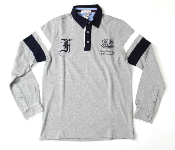 FERRANTE MAGLIA POLO MAGLIE UOMO FERRANTE F364613 030 COTONE ORIGINALE PE Colore Grigio,Taglia IT 46