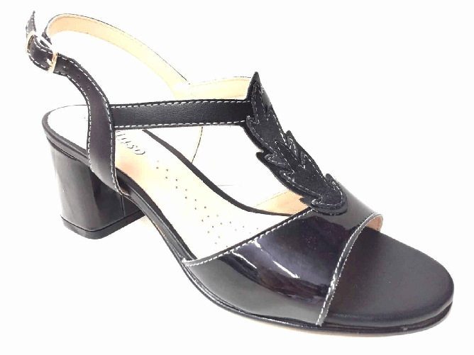 MELLUSO SCARPE SANDALO SANDALI DONNA MELLUSO WALK CAM 360 PELLE NERO ORIGINALE PE Colore Nero,Taglia 37