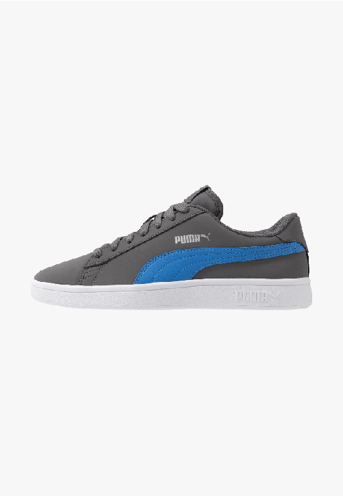 PUMA SCARPE SNEAKERS UOMO PUMA SMASH V2 BUCK 365160 25 ECO PELLE ORIGINALE NEW Taglia 38 1/2,Colore Grigio