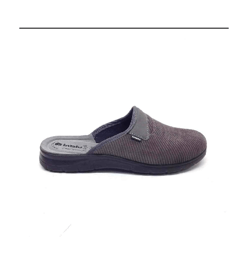 INBLU SCARPE PANTOFOLE CIABATTE UOMO INBLU BG0000036 BG36 GRIGIO ORIGINALE AI 2021 Colore Grigio,Taglia 43