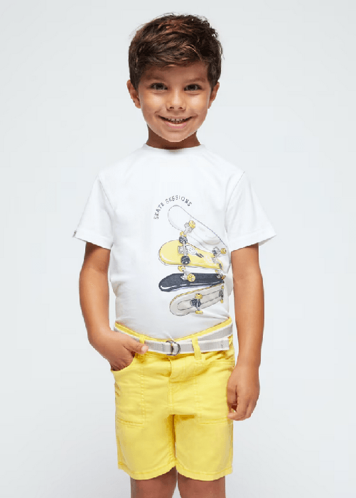 MAYORAL MAGLIA T SHIRT MAGLIE BIMBO MAYORAL 03017 3017 COTONE 10 BIANCO ORIGINAL PE 2024 Colore Bianco,Taglia 3 anni