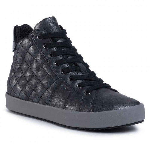 GEOX SCARPE SNEAKERS DONNA GEOX BLOMIEE D046HB 000PV ECO PELLE C9999 ORIGINALE AI NEW Colore Nero,Taglia 37